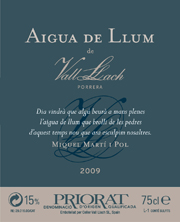 Aigua de llum de Vall Llach 2009