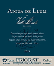 Aigua de llum de Vall Llach 2015